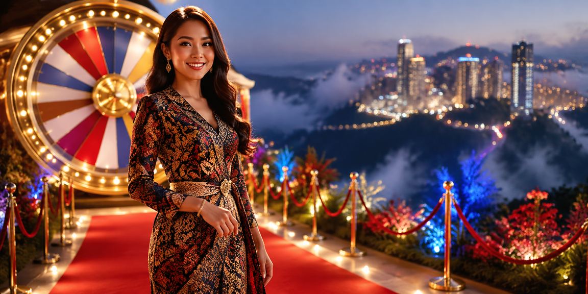 Permainan roulette bergaya batik di Genting Highlands kasino langsung